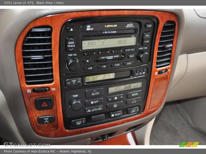 Black Onyx / Ivory 2001 Lexus LX 470