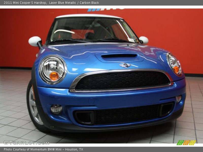 Laser Blue Metallic / Carbon Black 2011 Mini Cooper S Hardtop