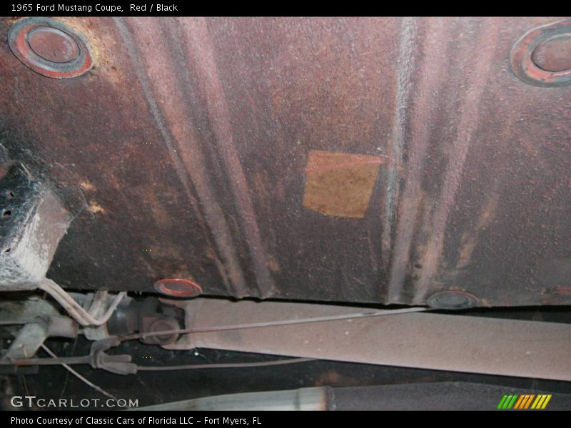 Red / Black 1965 Ford Mustang Coupe