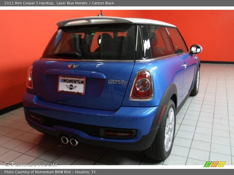 Laser Blue Metallic / Carbon Black 2011 Mini Cooper S Hardtop