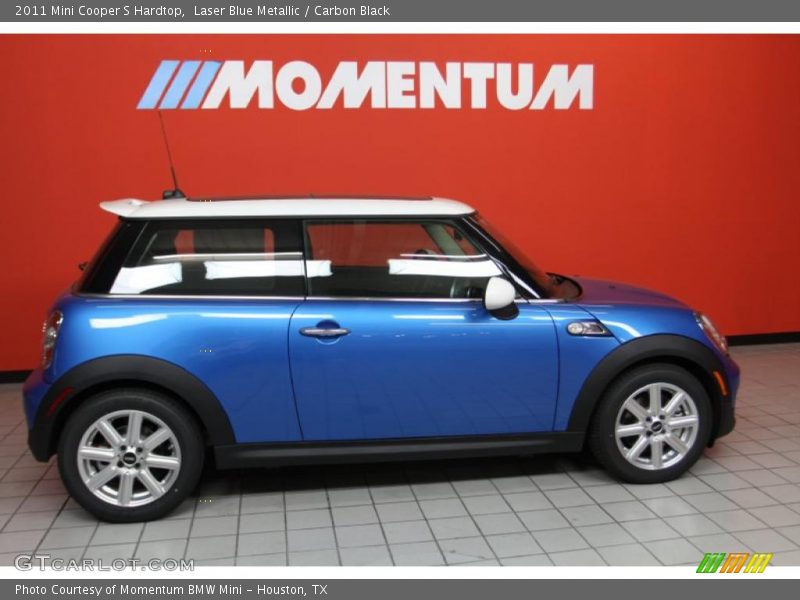 Laser Blue Metallic / Carbon Black 2011 Mini Cooper S Hardtop