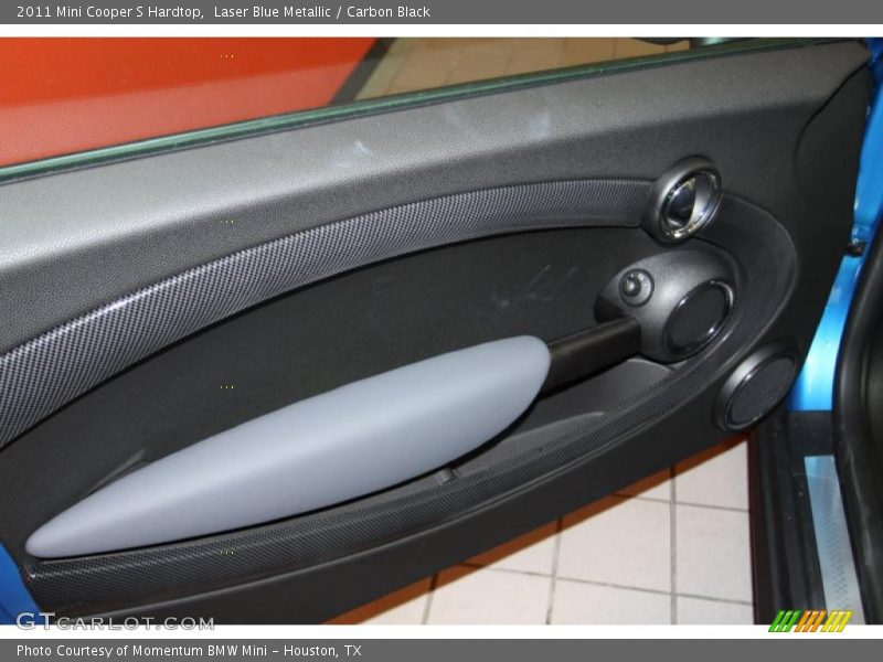 Laser Blue Metallic / Carbon Black 2011 Mini Cooper S Hardtop
