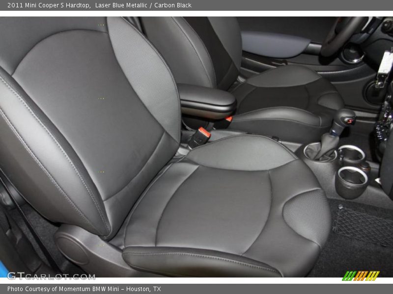 Laser Blue Metallic / Carbon Black 2011 Mini Cooper S Hardtop