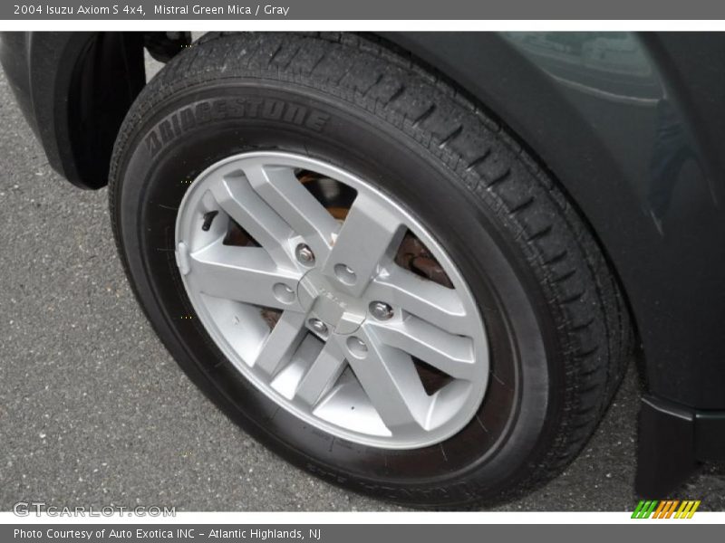 Mistral Green Mica / Gray 2004 Isuzu Axiom S 4x4