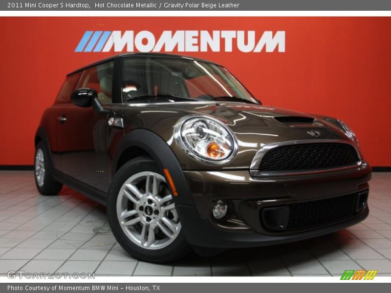 Hot Chocolate Metallic / Gravity Polar Beige Leather 2011 Mini Cooper S Hardtop