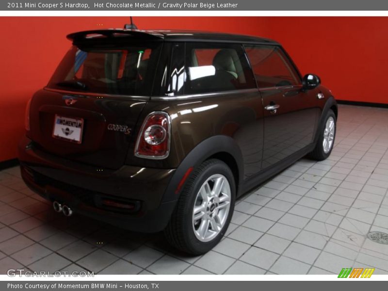 Hot Chocolate Metallic / Gravity Polar Beige Leather 2011 Mini Cooper S Hardtop