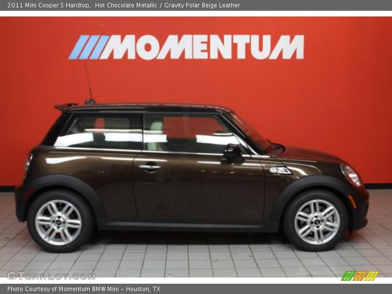 Hot Chocolate Metallic / Gravity Polar Beige Leather 2011 Mini Cooper S Hardtop