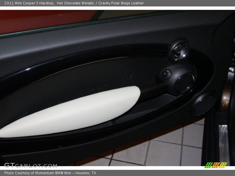 Hot Chocolate Metallic / Gravity Polar Beige Leather 2011 Mini Cooper S Hardtop
