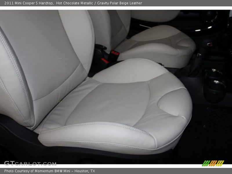 Hot Chocolate Metallic / Gravity Polar Beige Leather 2011 Mini Cooper S Hardtop