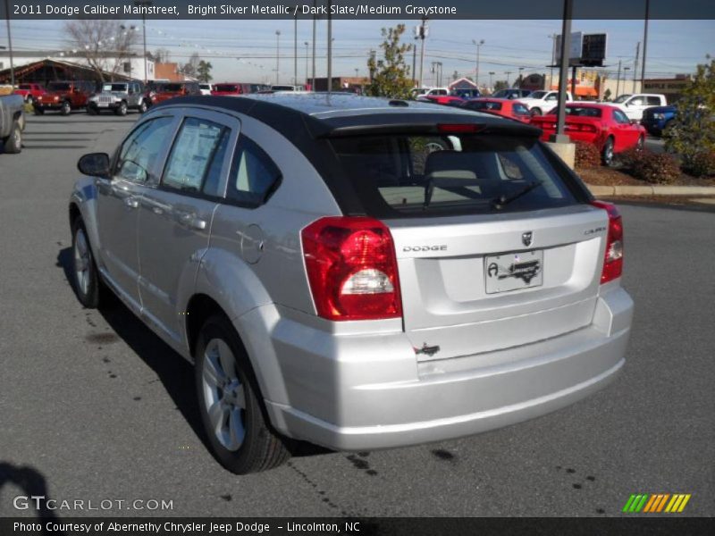 Bright Silver Metallic / Dark Slate/Medium Graystone 2011 Dodge Caliber Mainstreet