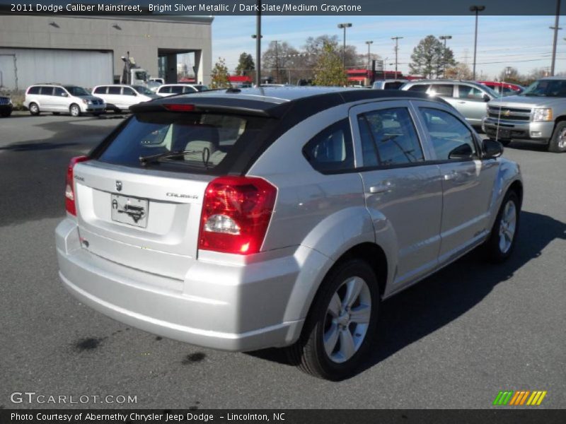 Bright Silver Metallic / Dark Slate/Medium Graystone 2011 Dodge Caliber Mainstreet