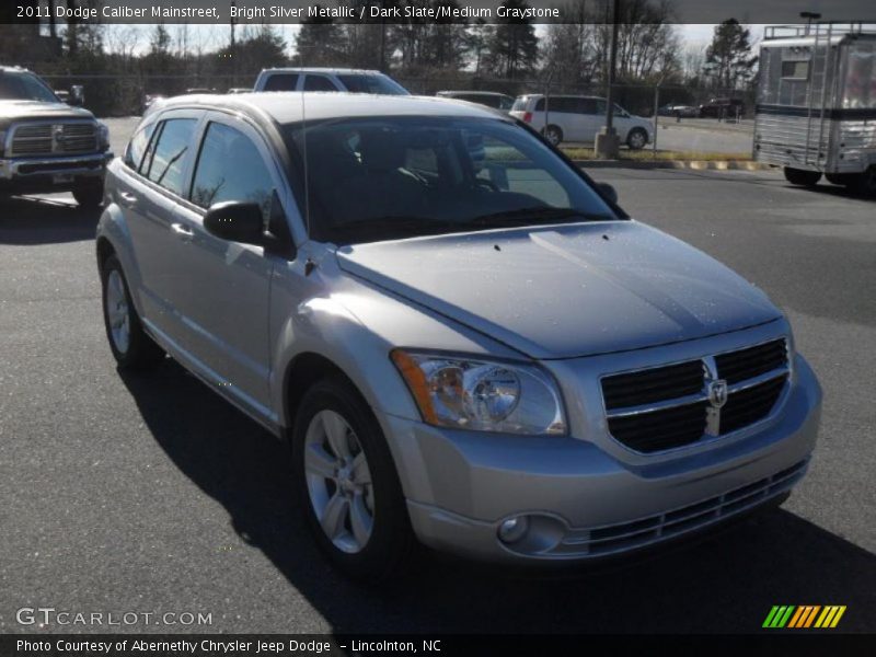 Bright Silver Metallic / Dark Slate/Medium Graystone 2011 Dodge Caliber Mainstreet
