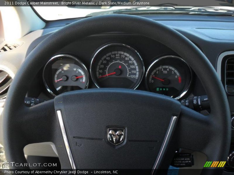 Bright Silver Metallic / Dark Slate/Medium Graystone 2011 Dodge Caliber Mainstreet