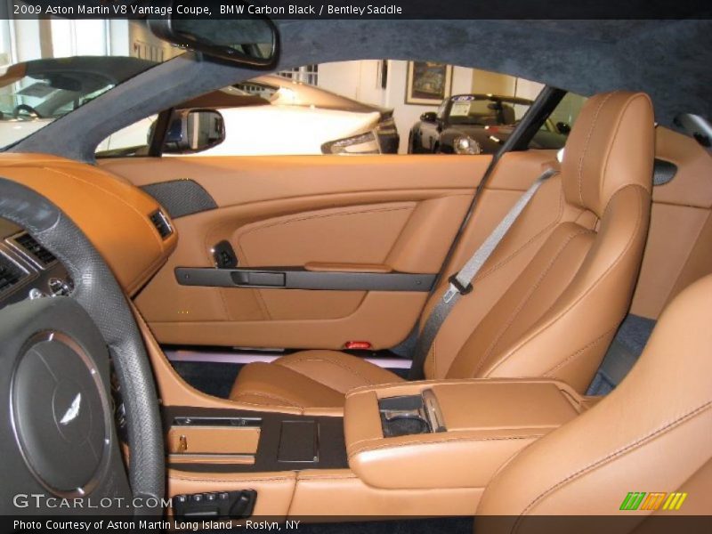  2009 V8 Vantage Coupe Bentley Saddle Interior
