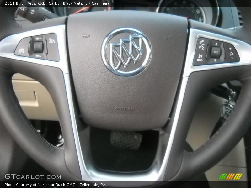 Carbon Black Metallic / Cashmere 2011 Buick Regal CXL