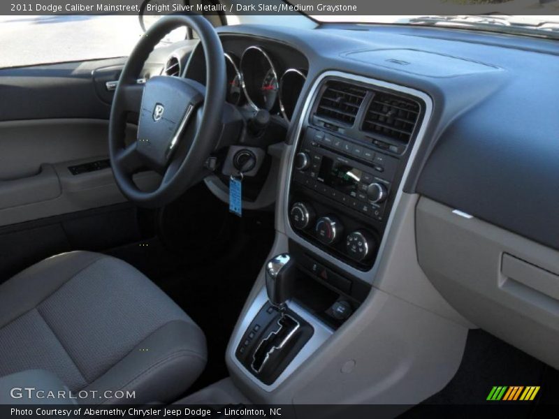 Bright Silver Metallic / Dark Slate/Medium Graystone 2011 Dodge Caliber Mainstreet