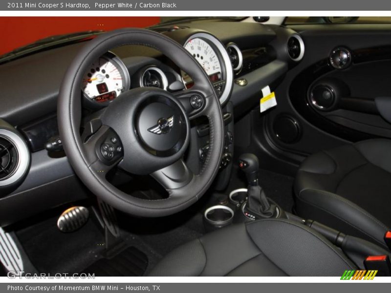 Pepper White / Carbon Black 2011 Mini Cooper S Hardtop
