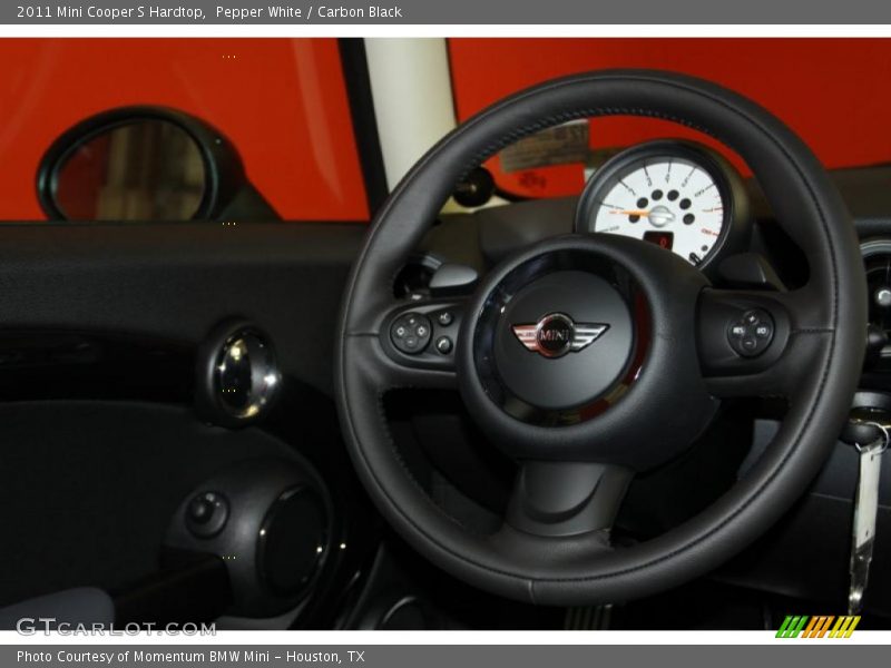 Pepper White / Carbon Black 2011 Mini Cooper S Hardtop