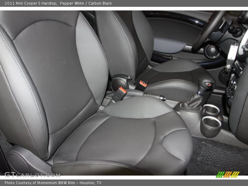 Pepper White / Carbon Black 2011 Mini Cooper S Hardtop