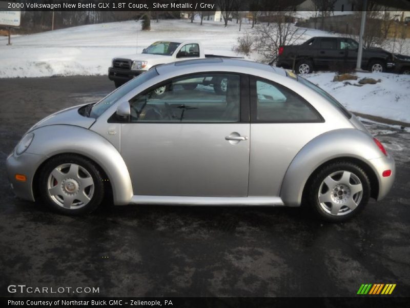 Silver Metallic / Grey 2000 Volkswagen New Beetle GLX 1.8T Coupe