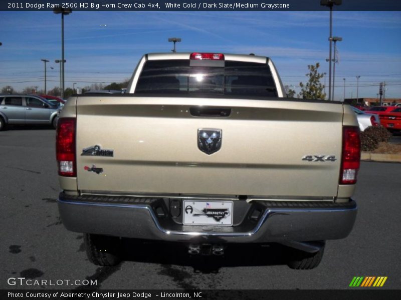 White Gold / Dark Slate/Medium Graystone 2011 Dodge Ram 2500 HD Big Horn Crew Cab 4x4