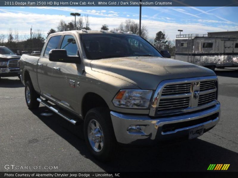 White Gold / Dark Slate/Medium Graystone 2011 Dodge Ram 2500 HD Big Horn Crew Cab 4x4