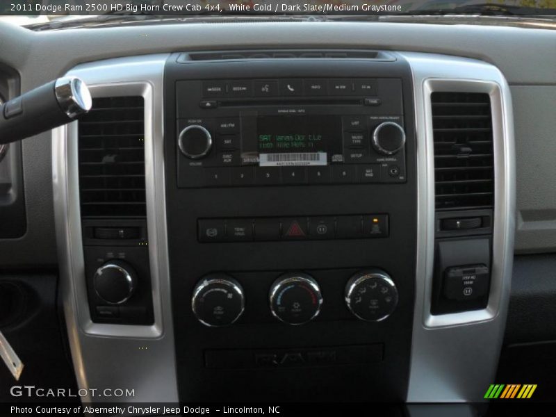 White Gold / Dark Slate/Medium Graystone 2011 Dodge Ram 2500 HD Big Horn Crew Cab 4x4