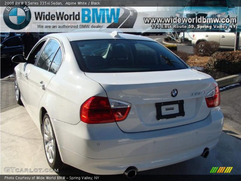 Alpine White / Black 2008 BMW 3 Series 335xi Sedan