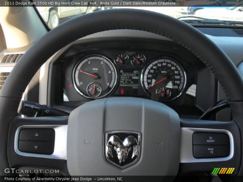 White Gold / Dark Slate/Medium Graystone 2011 Dodge Ram 2500 HD Big Horn Crew Cab 4x4