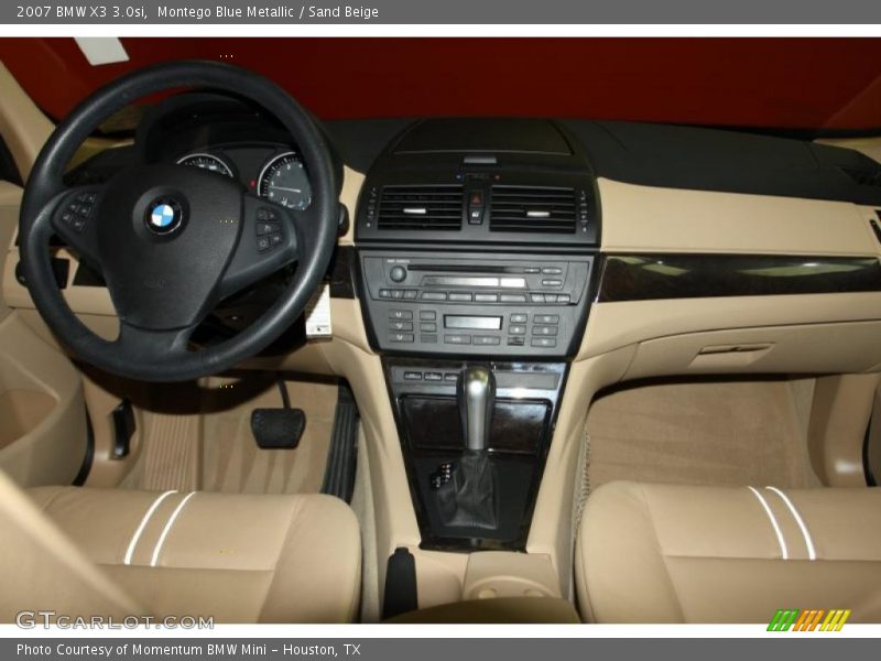 Montego Blue Metallic / Sand Beige 2007 BMW X3 3.0si