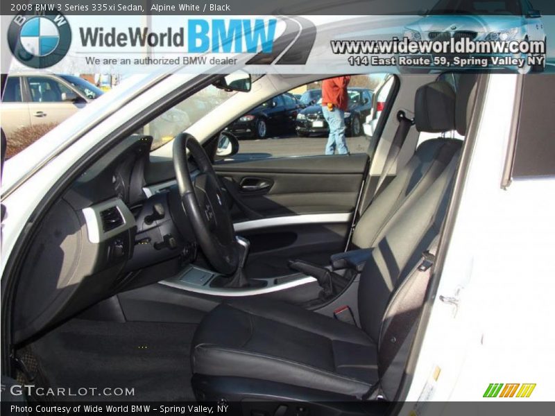 Alpine White / Black 2008 BMW 3 Series 335xi Sedan