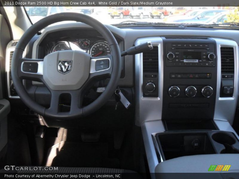 White Gold / Dark Slate/Medium Graystone 2011 Dodge Ram 2500 HD Big Horn Crew Cab 4x4