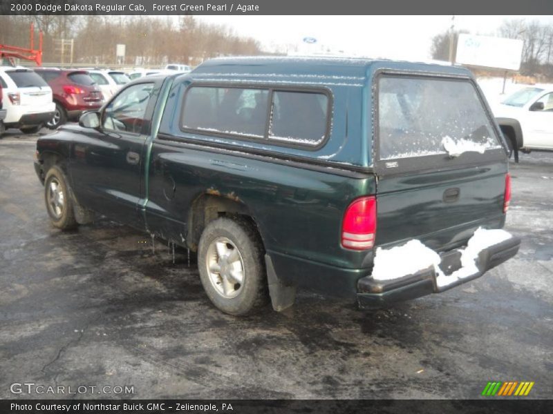 Forest Green Pearl / Agate 2000 Dodge Dakota Regular Cab