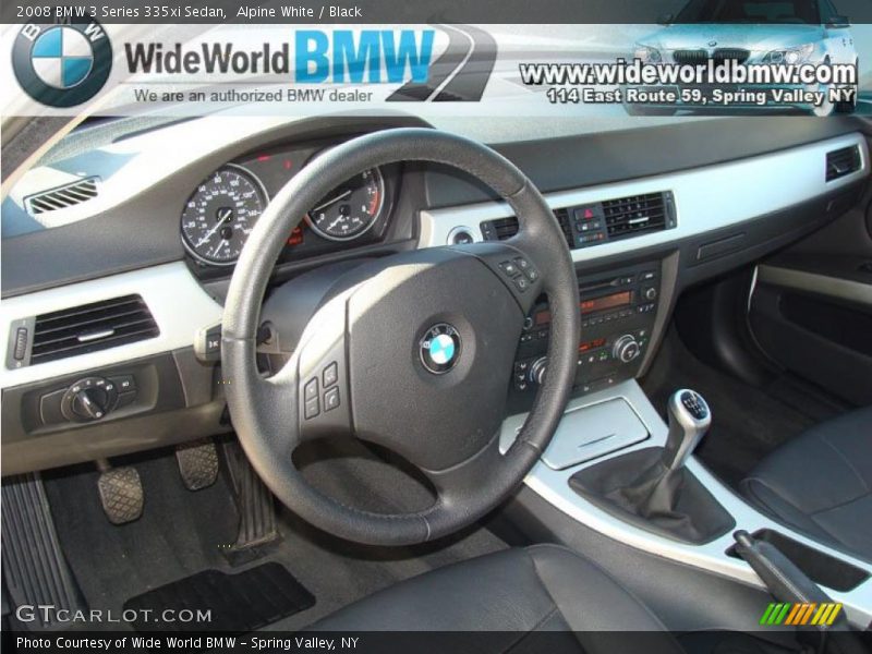 Alpine White / Black 2008 BMW 3 Series 335xi Sedan