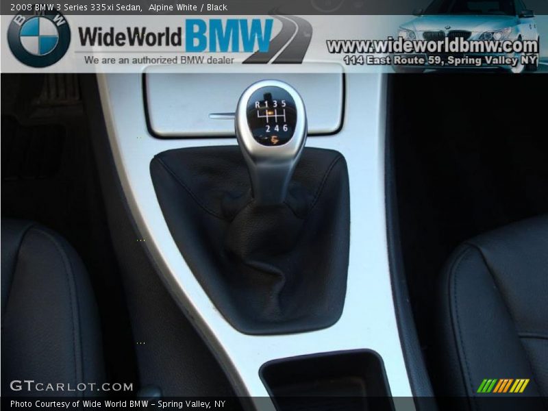Alpine White / Black 2008 BMW 3 Series 335xi Sedan