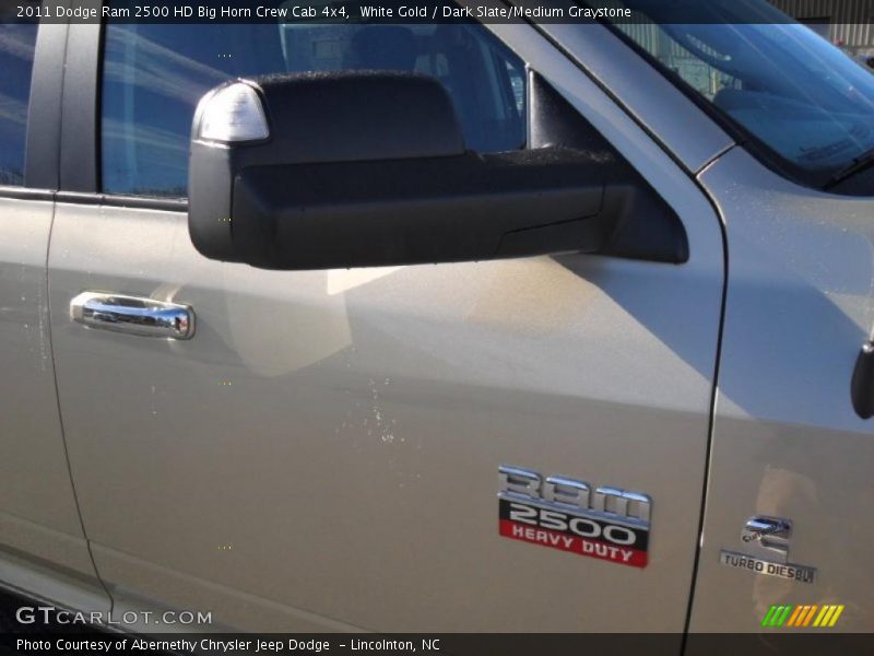White Gold / Dark Slate/Medium Graystone 2011 Dodge Ram 2500 HD Big Horn Crew Cab 4x4