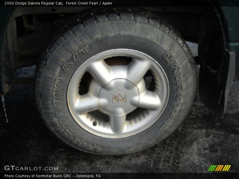 Forest Green Pearl / Agate 2000 Dodge Dakota Regular Cab