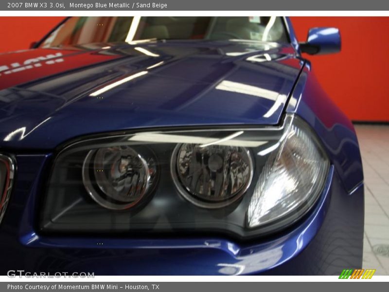 Montego Blue Metallic / Sand Beige 2007 BMW X3 3.0si
