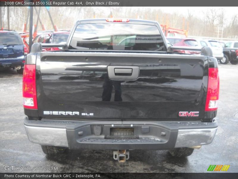 Onyx Black / Ebony 2008 GMC Sierra 1500 SLE Regular Cab 4x4