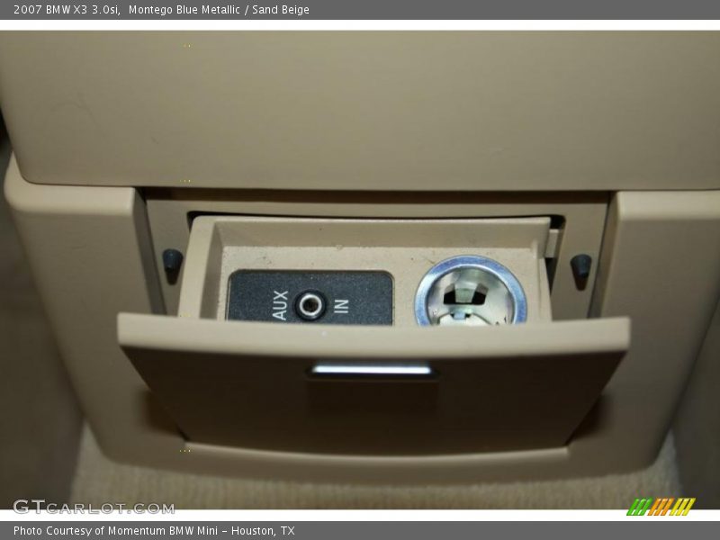 Montego Blue Metallic / Sand Beige 2007 BMW X3 3.0si