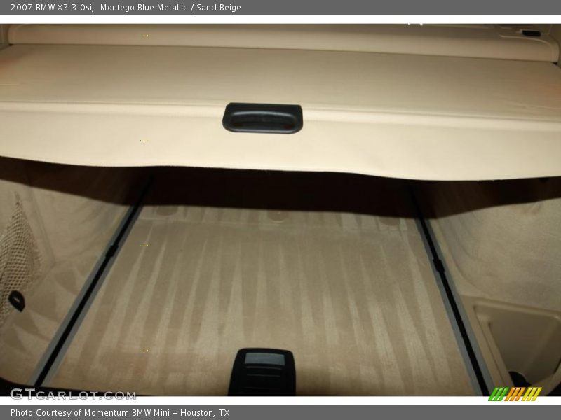 Montego Blue Metallic / Sand Beige 2007 BMW X3 3.0si