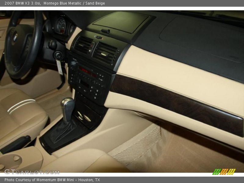 Montego Blue Metallic / Sand Beige 2007 BMW X3 3.0si
