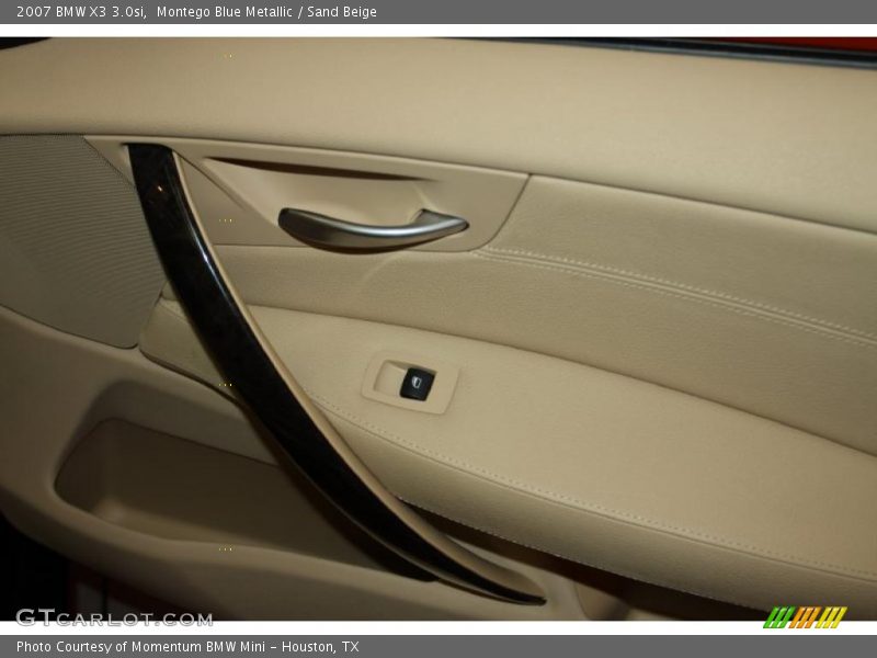 Montego Blue Metallic / Sand Beige 2007 BMW X3 3.0si