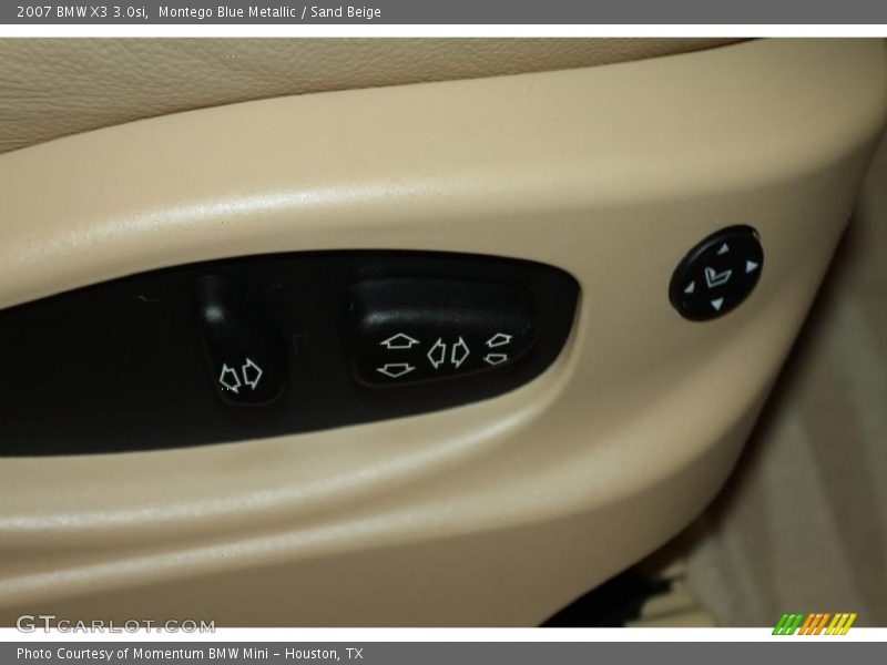Montego Blue Metallic / Sand Beige 2007 BMW X3 3.0si