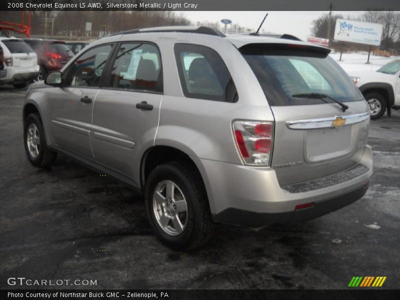 Silverstone Metallic / Light Gray 2008 Chevrolet Equinox LS AWD