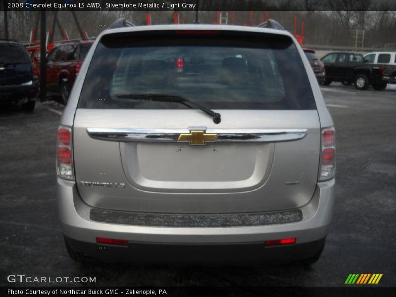 Silverstone Metallic / Light Gray 2008 Chevrolet Equinox LS AWD