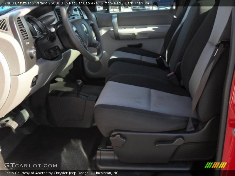 Victory Red / Dark Titanium 2008 Chevrolet Silverado 2500HD LS Regular Cab 4x4