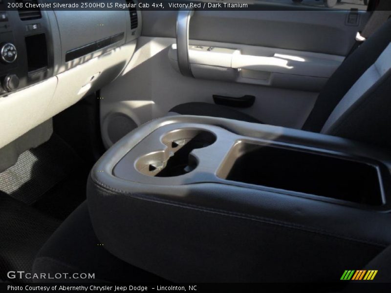 Victory Red / Dark Titanium 2008 Chevrolet Silverado 2500HD LS Regular Cab 4x4