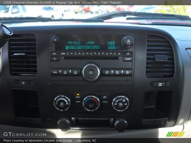 Victory Red / Dark Titanium 2008 Chevrolet Silverado 2500HD LS Regular Cab 4x4