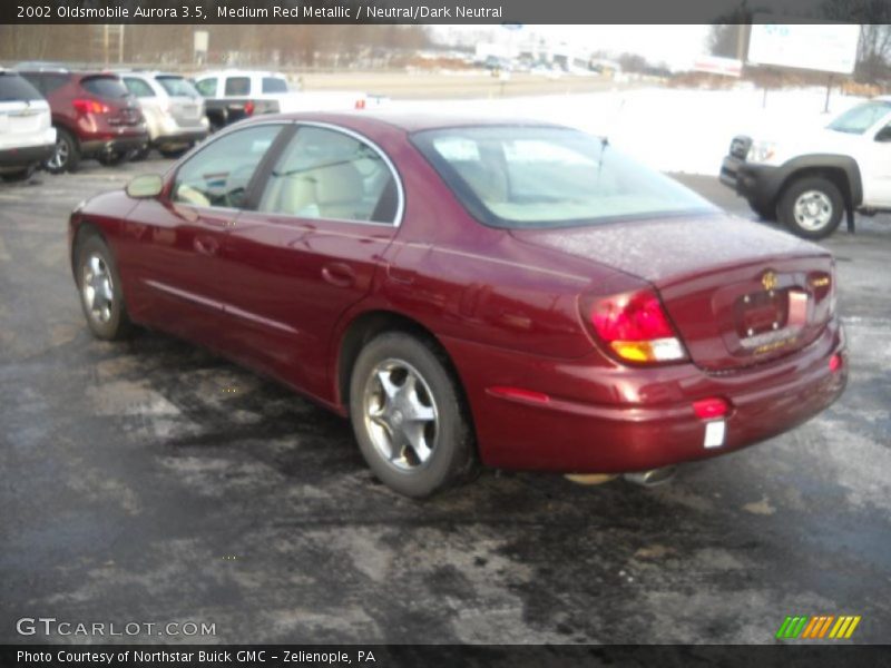 Medium Red Metallic / Neutral/Dark Neutral 2002 Oldsmobile Aurora 3.5